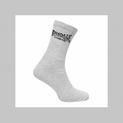 Lonsdale šedé pánske ponožky univerzálna veľkosť 7-11 materiál 65%bavlna 25%polyester 10%iné textilné materiály